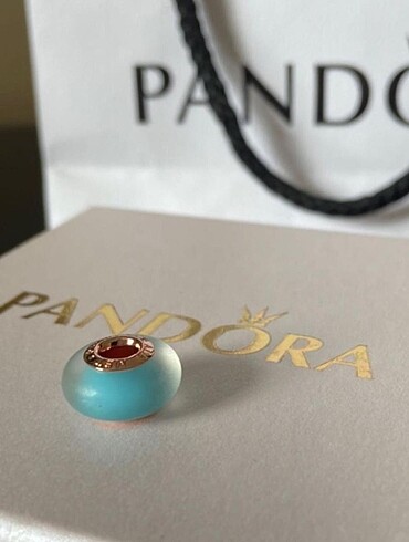 Pandora Mat Mavi Murano Cam Charm