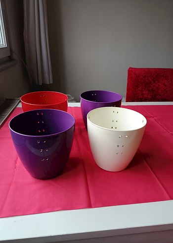 Üçsan Çok Kaliteli Saksı ve Tabağı - Görsel 5