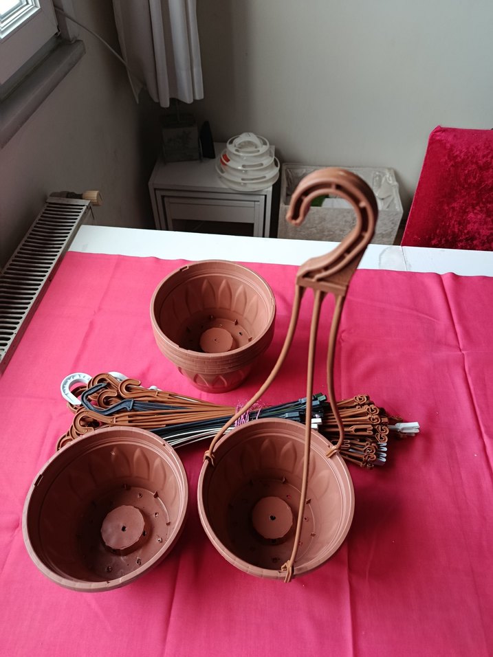 Asılı Makrome Saksı - Görsel 5