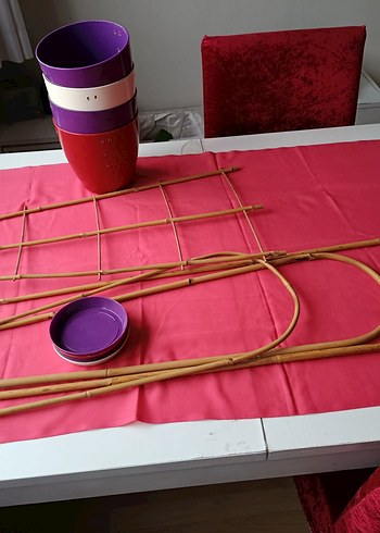 75 cm.yelpaze bambu bitki destek çubuğu - Görsel 5