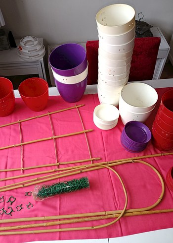 75 cm.yelpaze bambu bitki destek çubuğu - Görsel 6