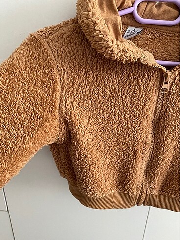 9-12 Ay Beden Bebek peluş hırka