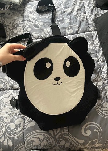 Siyah Panda Tasarımlı kanguru - Görsel 2