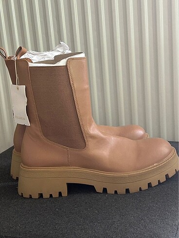 40 Beden camel Renk PULL&BEAR CHELSEA BOT * 40 no