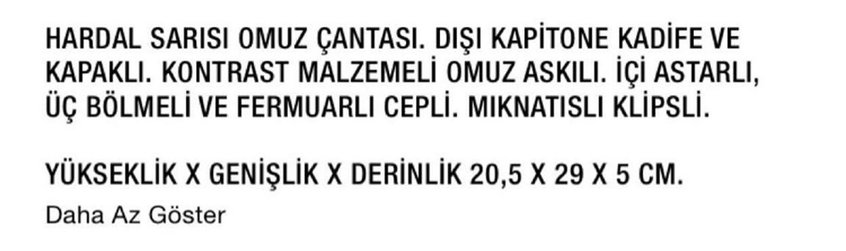 Beden ZARA ÇANTA ** HİÇ KULLANILMADI