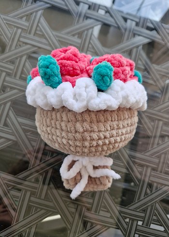 El Yapımı Bohem Çiçek Buketi - Görsel 5