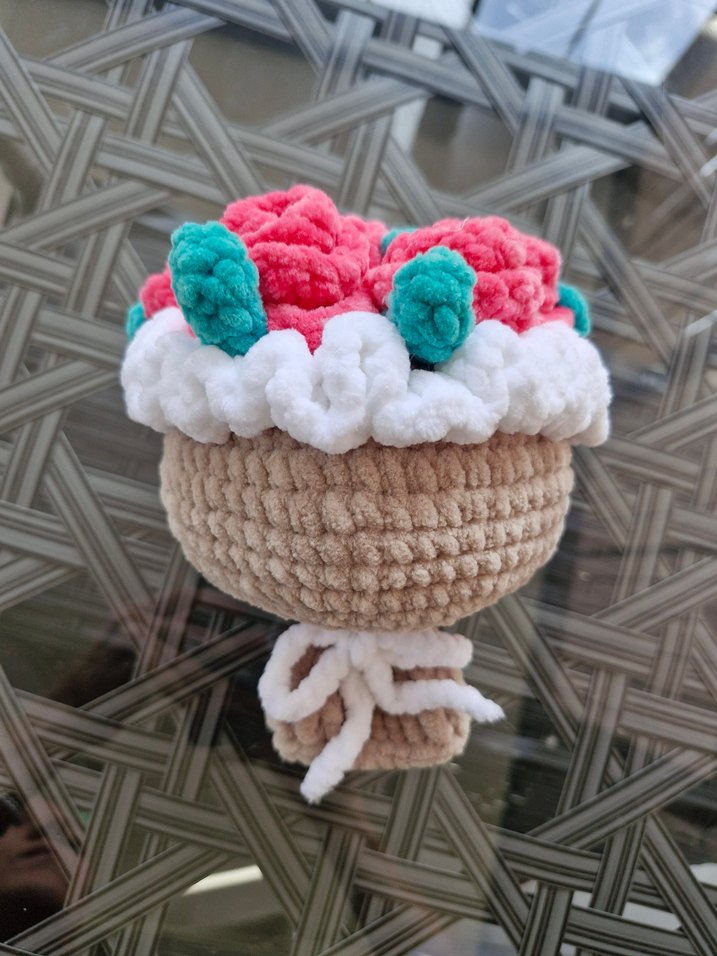 El Yapımı Bohem Çiçek Buketi - Görsel 5