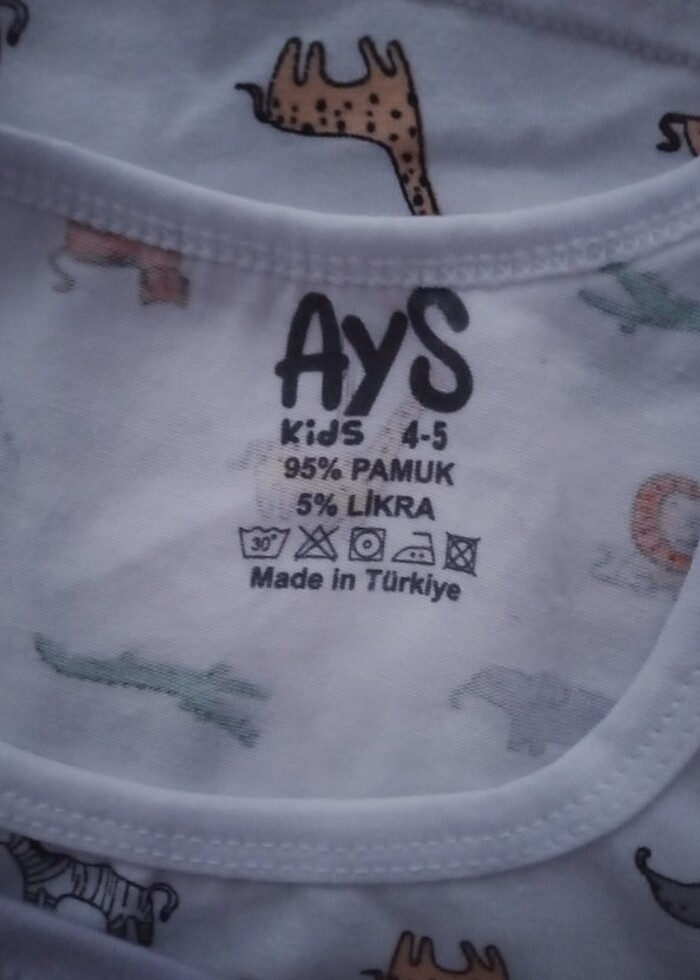 3 adet erkek çocuk atlet  - Görsel 2