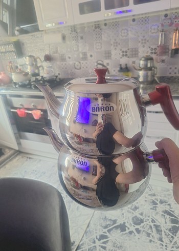  Beden bordo Renk Burgundy Parlak BARON Çaydanlık aşiret boy