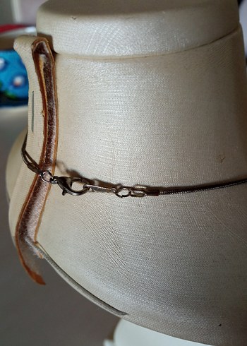 yeşil taş yonca kolye - Görsel 3