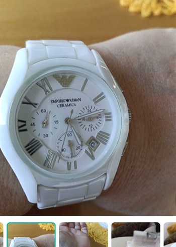 Armani Emporio Armani Beyaz Seramik Kol Saati