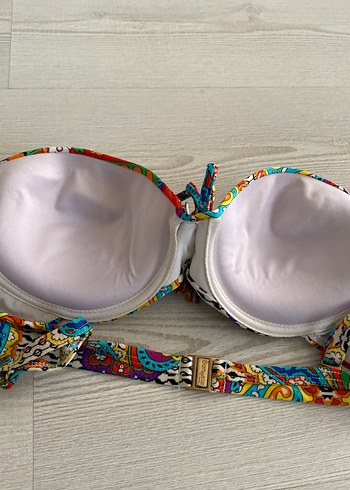 Renkli Bohem Püsküllü Bikini Üstü - Görsel 9