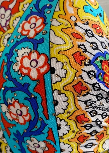 Renkli Bohem Püsküllü Bikini Üstü - Görsel 4