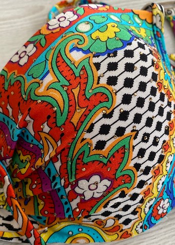 Renkli Bohem Püsküllü Bikini Üstü - Görsel 5