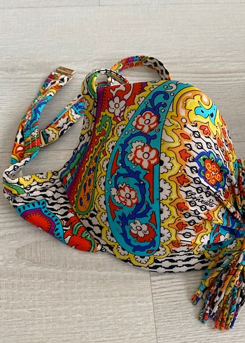 Renkli Bohem Püsküllü Bikini Üstü - Görsel 2