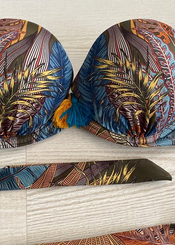 Bohem Desenli Mini Bikini Üstü - Görsel 5