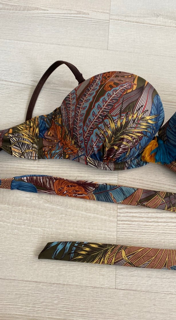 Bohem Desenli Mini Bikini Üstü - Görsel 3