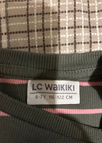 Uzun Kollu Pembe Çizgili Kız Tişörtü - Görsel 3