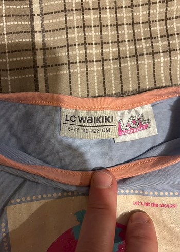 Kız Çocuk Uzun Kollu Gri Baskılı Tişört - Görsel 2