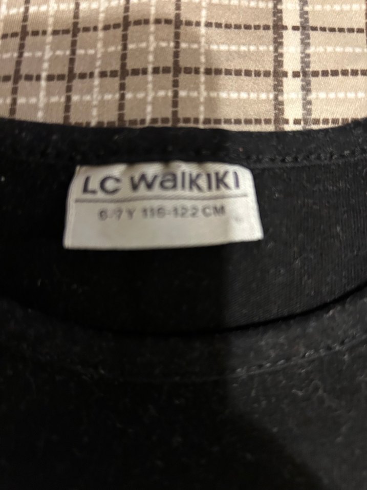 Kız Çocuk Uzun Kollu Gri Baskılı Tişört - Görsel 3