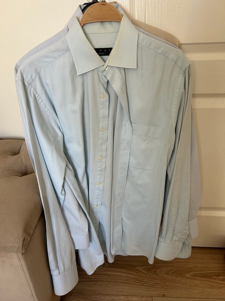 Erkek Pamuklu Uzun Kollu Gömlek - Görsel 5