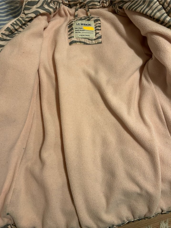 YENİ GİBİ Kız Çocuk  Kürklü Mont - Görsel 4