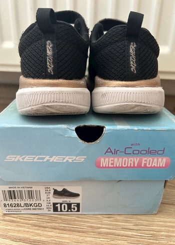 27 Beden Skechers 27 numara Kız Spor Ayakkabı Siyah