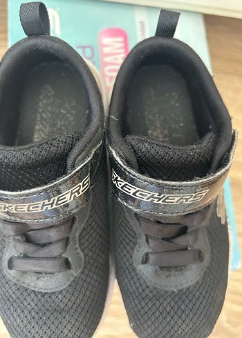 Skechers 27 numara Kız Spor Ayakkabı Siyah - Görsel 4