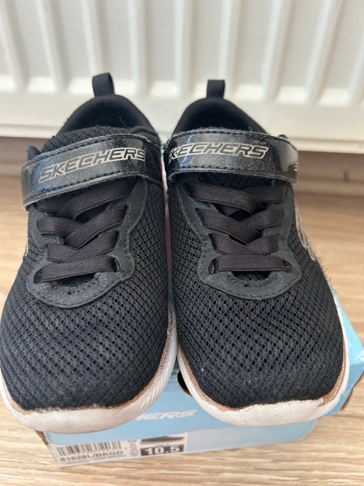 Skechers 27 numara Kız Spor Ayakkabı Siyah - Görsel 3