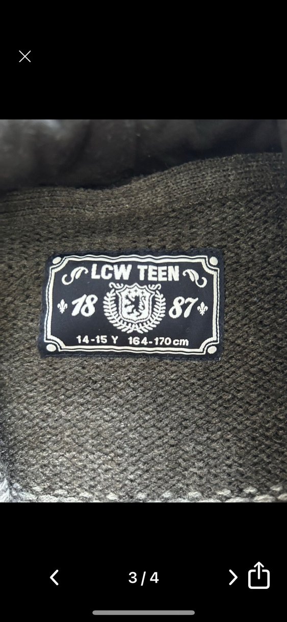 Kapüşonlu Örgü Hırka - Görsel 3