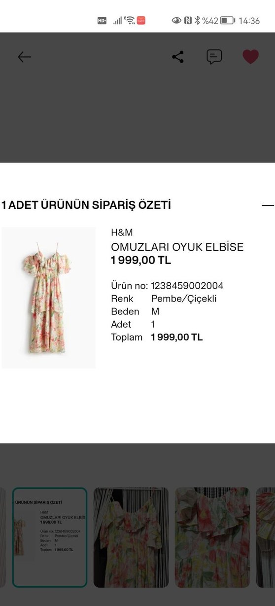 Romantik Çiçekli İnce Askılı Elbise — görsel 4/10