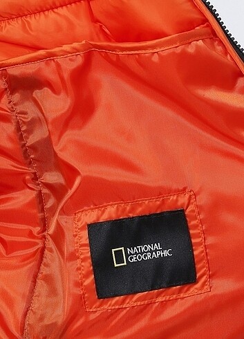 l Beden turuncu Renk Natgeo ORJİNAL waterproof mont erkek.M/L kalıp
