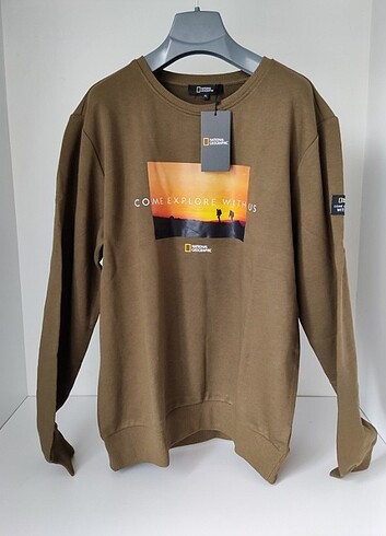 Natgeo ORJİNAL sweatshirt ERKEK.XL