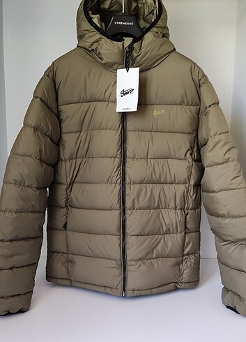Pull bear ORJİNAL şişme mont haki. 