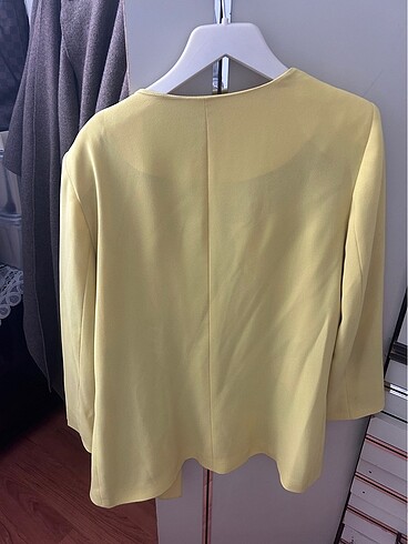 l Beden sarı Renk Sarı blazer
