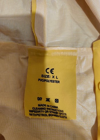 xl Beden unisex iş yağmurluğu