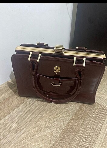 Beden bordo Renk Cherry red çanta