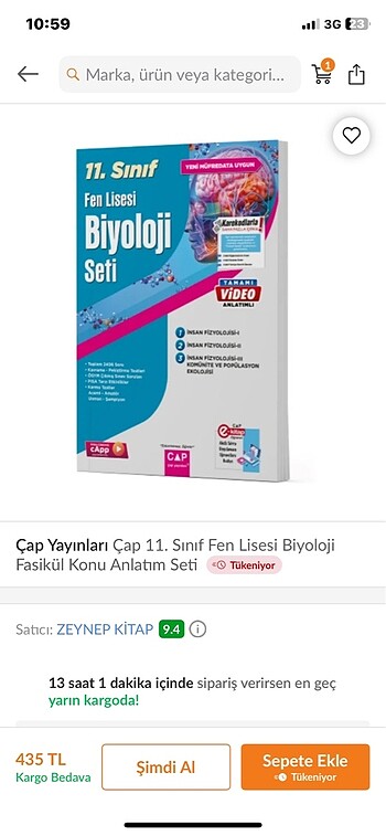 Çap yayın 11. Biyoloji fen lisesi