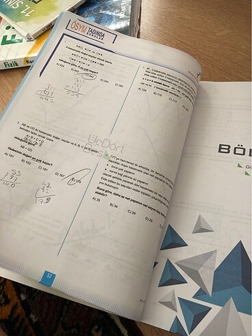  Beden Üçdörtbeş yayınları tyt matematik