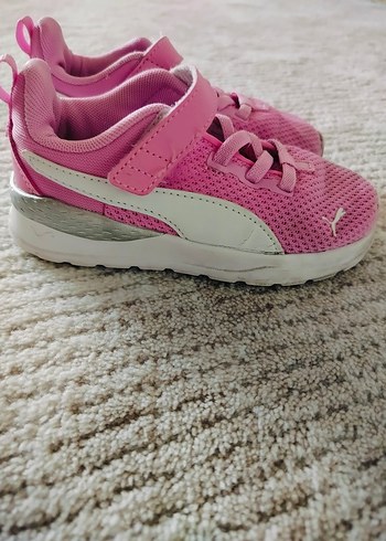 Kız Çocuk Pembe Baskılı Cırt Cırtlı Spor Ayakkabı - Görsel 6