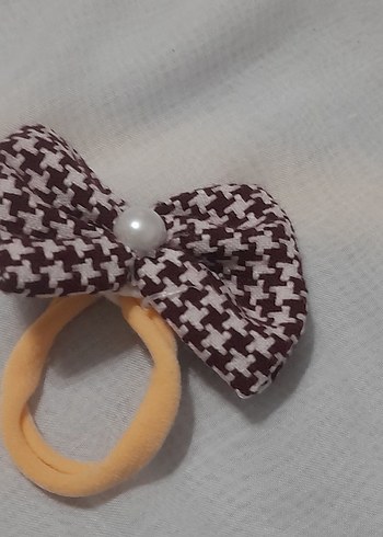 Pembe Fırfırlı Sentetik Kumaş Toka - Görsel 16