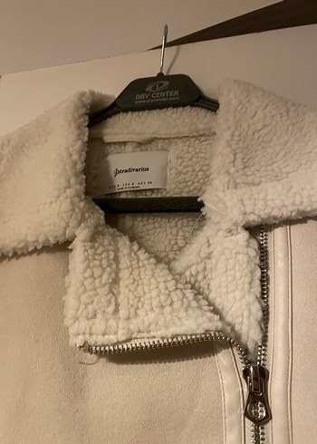 Beyaz Süet Kısa Kadın Ceket - Görsel 2