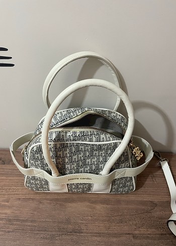 Pierre Cardin Beyaz Desenli Kadın Çantası - Görsel 2