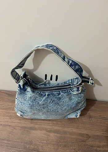 Mavi Batik Desenli Kot Kadın Çanta - Görsel 2