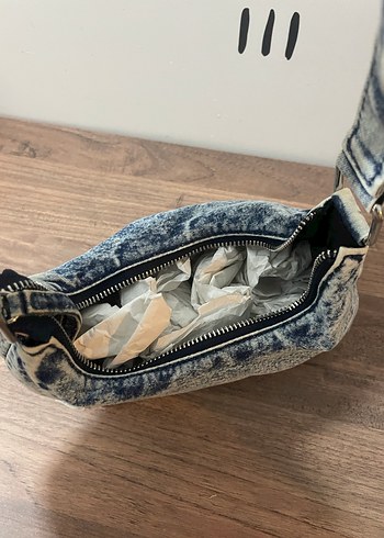 Mavi Batik Desenli Kot Kadın Çanta - Görsel 4