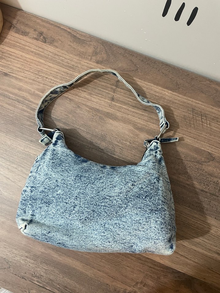 Mavi Batik Desenli Kot Kadın Çanta - Görsel 3