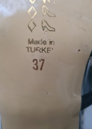 37 Beden kahverengi Renk Kahverengi Zebra Desenli Tokalı Kadın Topuklu Ayakkabı
