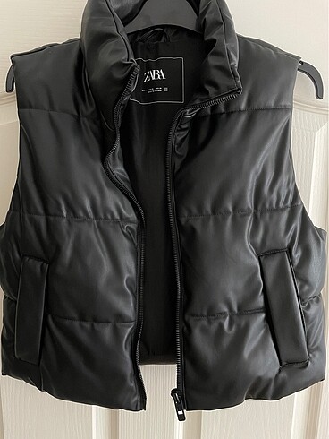 Zara deri yelek - Görsel 3