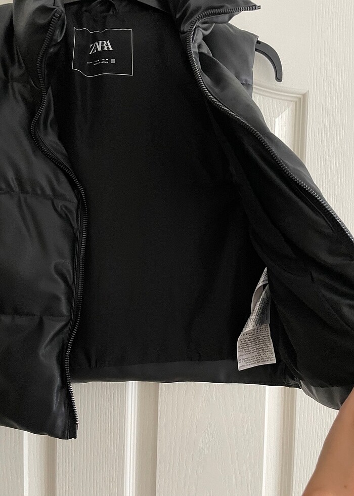 Zara deri yelek - Görsel 4