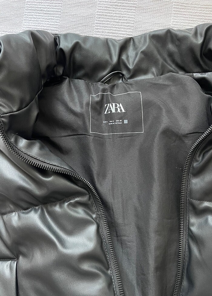 Zara deri yelek - Görsel 5